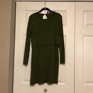 ASOS Cropped Olive Dress